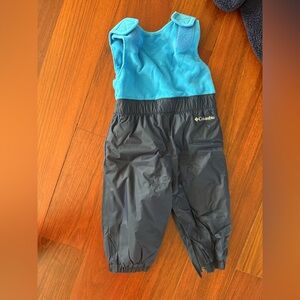 Columbia Blue Fleece Snowsuit